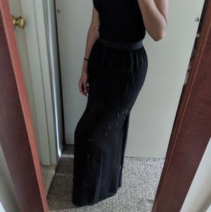 Black Maxi Skirt